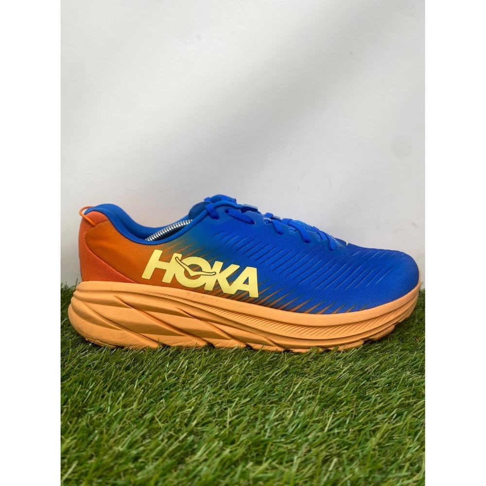 Hoka One Rincon 3 Wide Mens Size 11 2E Blue Running Shoes Athletic Wide Sneakers